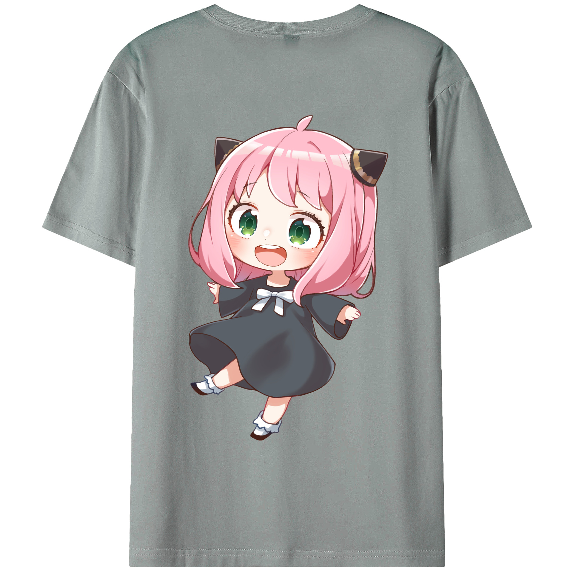 （画像用） SPY×FAMILY间谍家家酒 綿100％ メンズ半袖Tシャツ（バックプリント） 通気性